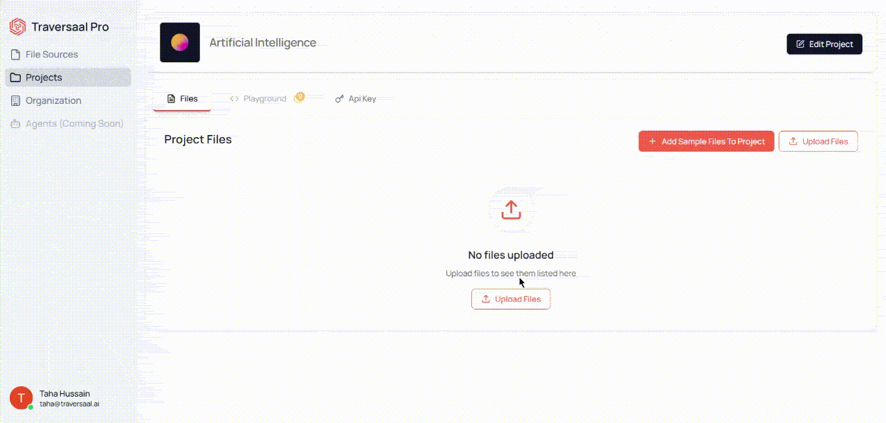 Traversaal Pro - document Q&A with grounded answer and source citations